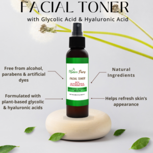 facial toner with glycolic acid & hyaluronic acid