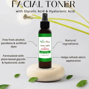 facial toner with glycolic acid & hyaluronic acid