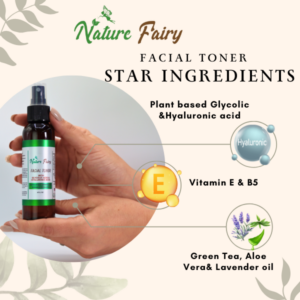 facial toner with glycolic acid & hyaluronic acid
