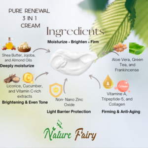 pure renewal 3 in 1 face cream