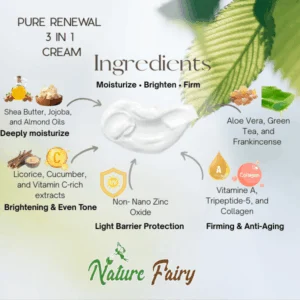 pure renewal 3 in 1 face cream