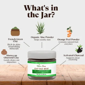 clay face mask