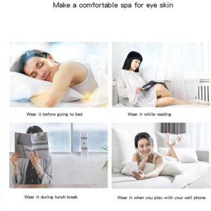 3d eye massager – smart eye care device for dark circles, puffiness & wrinkles (white)