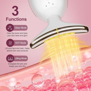 7 in 1 facial & neck massager – red light therapy lifting & sculpting device