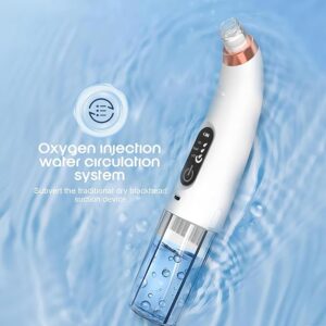 blackhead remover vacuum – usb rechargeable pore cleaner with 3 tips & multi level suction